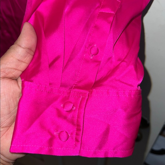 Talbots Satin Blouse Plus Size - Picture 5 of 8